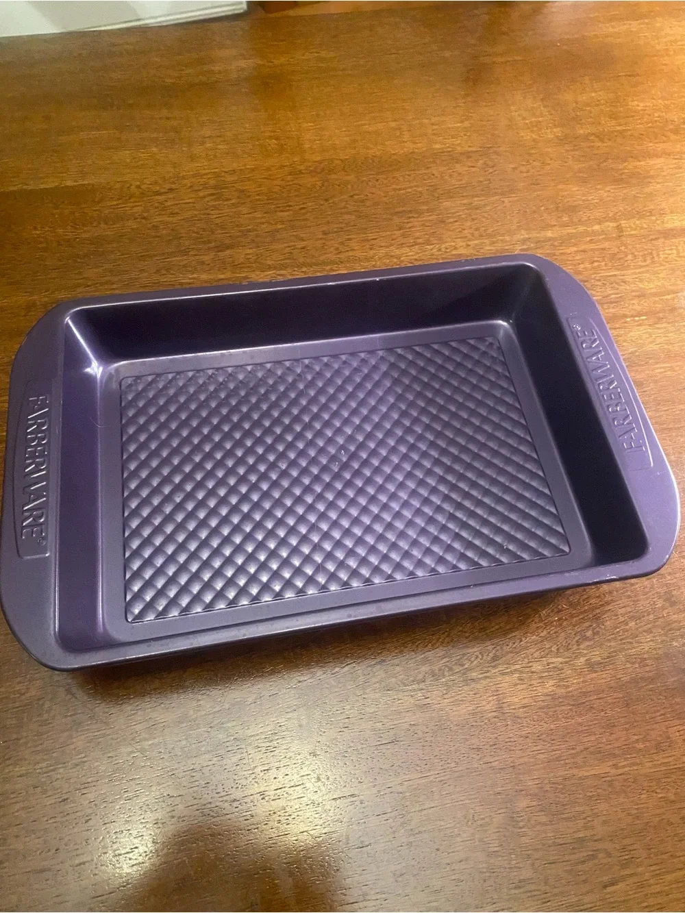 Tupperware Purple Silicone Baking Sheet Tray Rectangle Textured Non Stick 14”